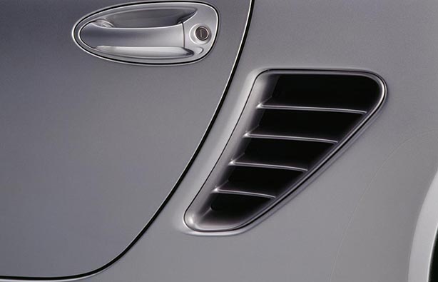リク・アガネイア ポルシェ987ボクスターサイドグリルカバー Side Grille Set - Boxster in Grey : Suncoast Porsche Parts